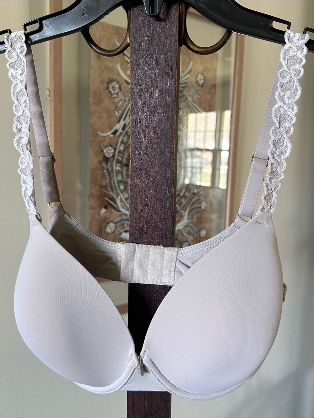 Natori Pure Luxe Lace Strap Light Pewter T-Shirt Bra